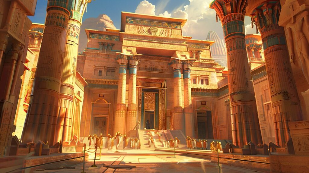 Joseph interpreting Pharaoh Dreams in Egypt